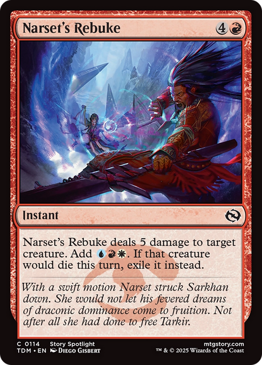Narset's Rebuke (TDM) #114 [EN/N]