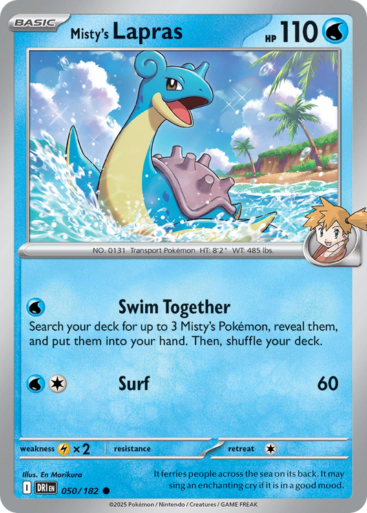 Misty's Lapras (DRI) #050 [EN/N] s/o