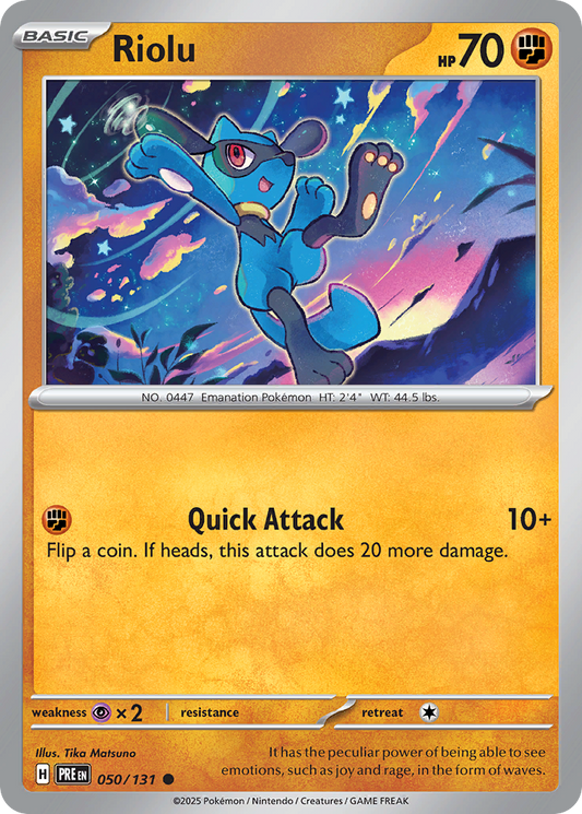 Riolu (PRE) #050_V1 [EN/N] s/o