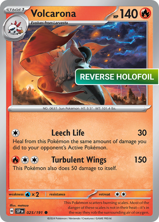 Volcarona (SSP) #25 [EN/R]