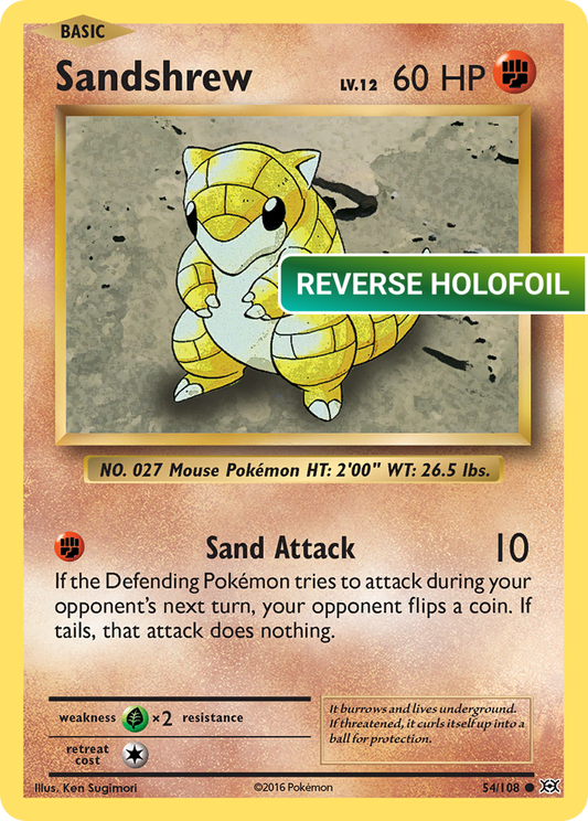 Sandshrew (EVO) #54 [EN/R] s/o