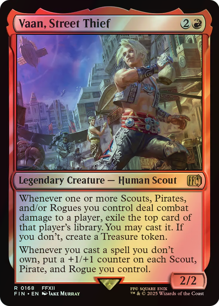 Vaan, Street Thief (FIN) #168 [EN/F] s/o