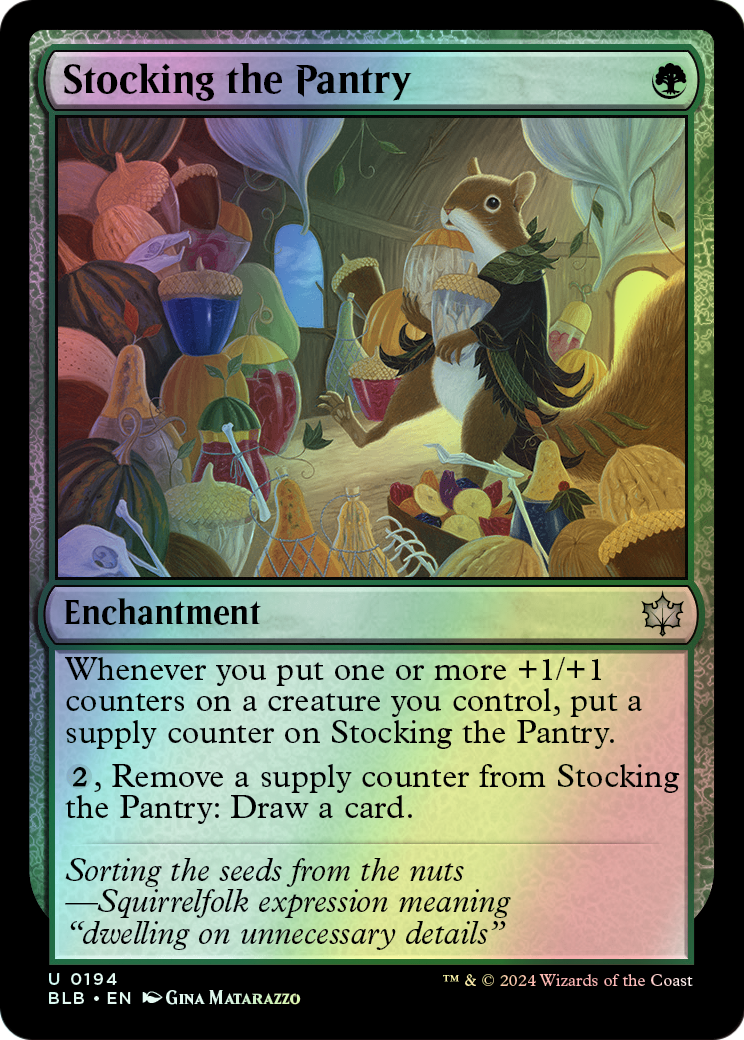 Stocking the Pantry (BLB) #194 [EN/F] s/o
