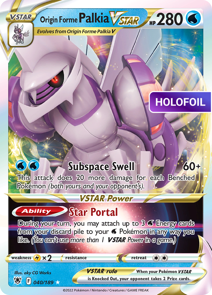 Origin Forme Palkia VSTAR (ASR) #040 [EN/H]