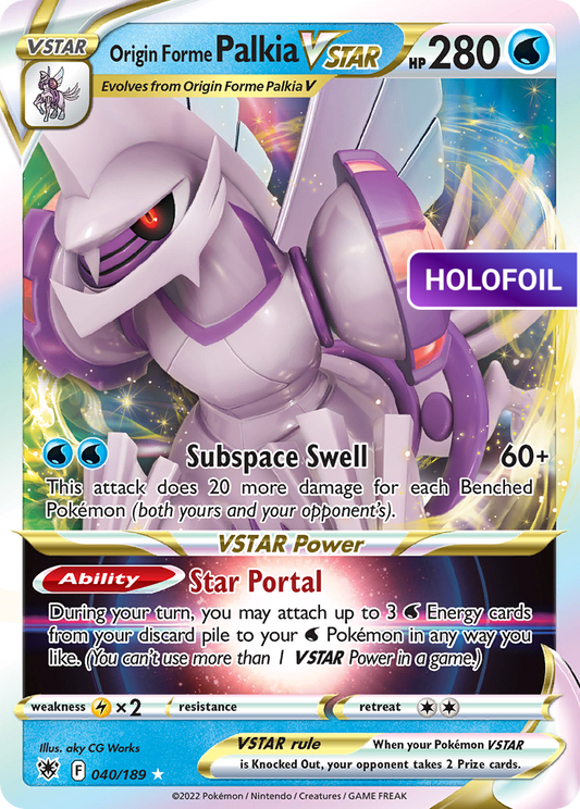 Origin Forme Palkia VSTAR (ASR) #040 [EN/H]