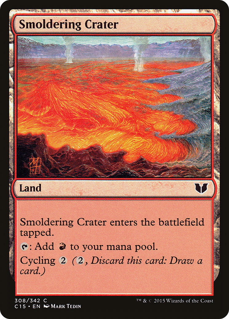 Smoldering Crater (C15) #308 [EN/N]