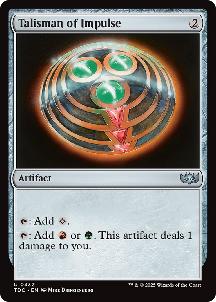 Talisman of Impulse (TDC) #332 [EN/N]