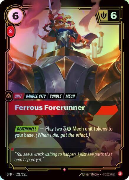 Ferrous Forerunner (SFD) #021 [EN/F] s/o