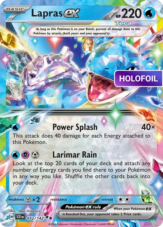 Lapras ex (SCR) #32 [EN/H] s/o