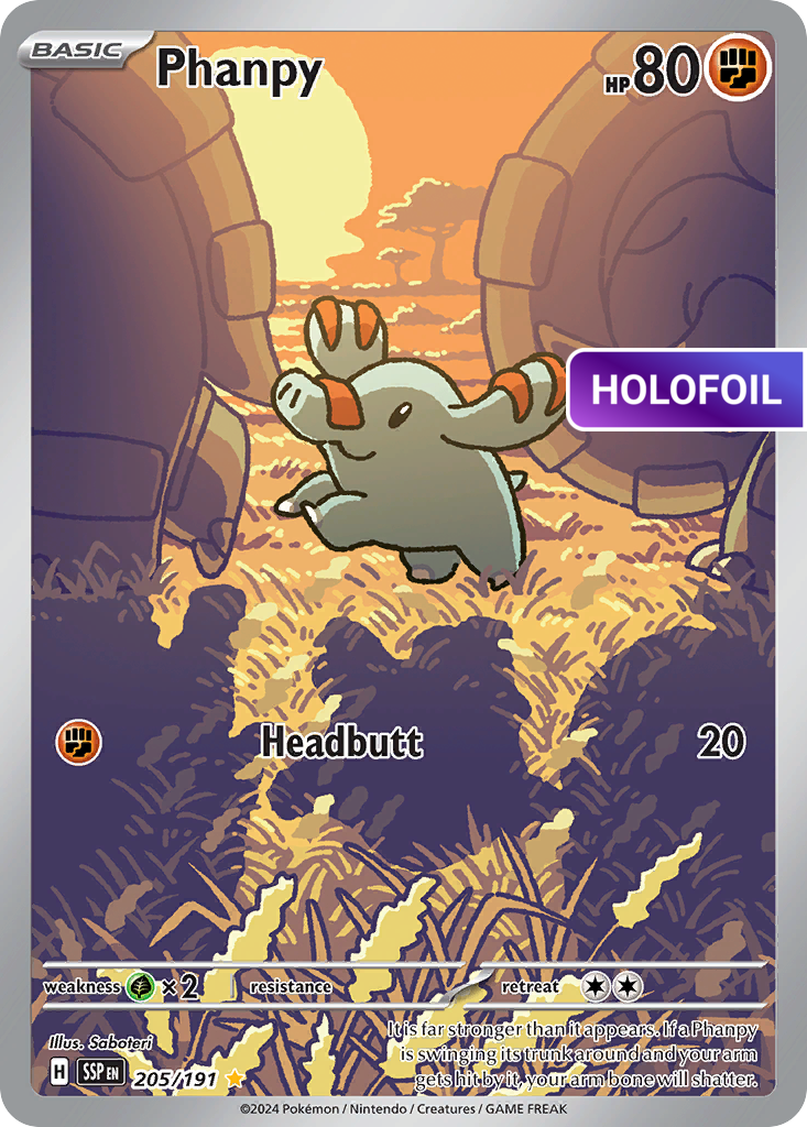Phanpy - 205/191 (SSP) #205 [EN/H]