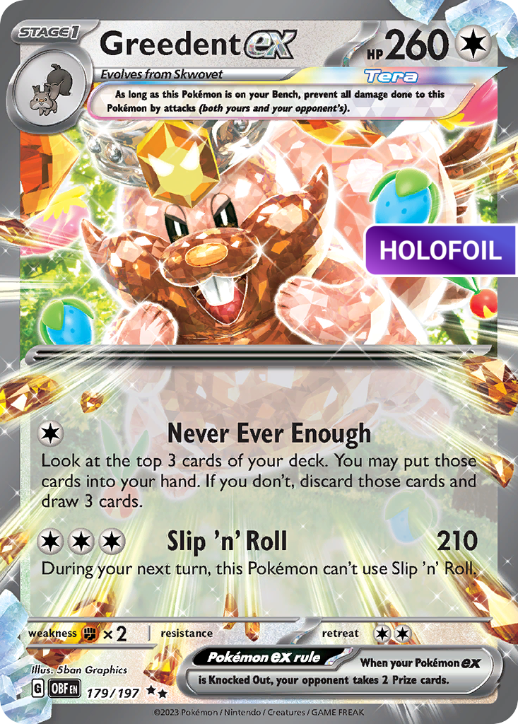 Greedent ex (OBF) #179 [EN/H] s/o