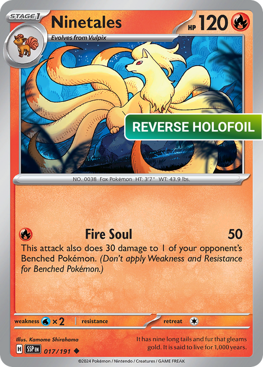 Ninetales (SSP) #17 [EN/R] s/o
