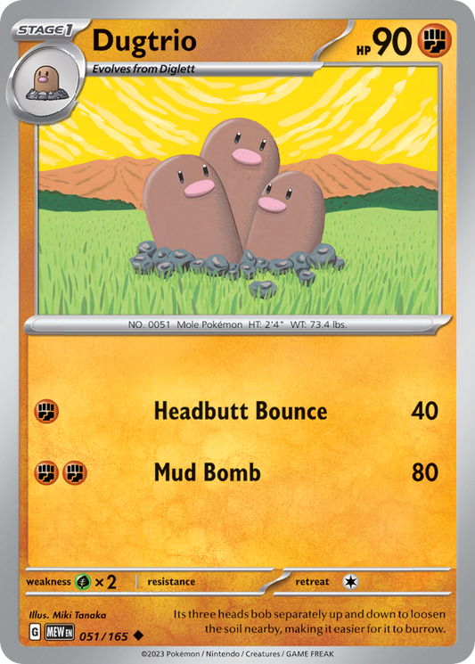 Dugtrio (MEW) #51 [EN/N]