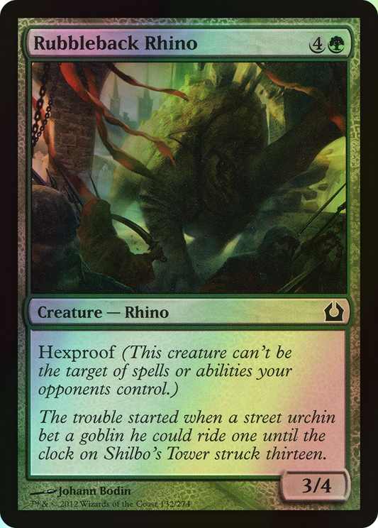 Rubbleback Rhino (RTR) #132 [EN/F]
