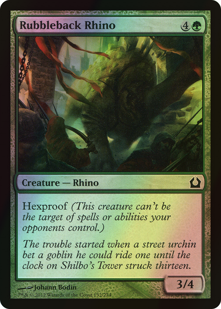 Rubbleback Rhino (RTR) #132 [EN/F]
