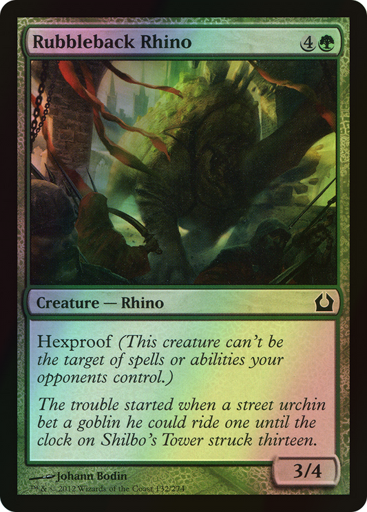 Rubbleback Rhino (RTR) #132 [EN/F]
