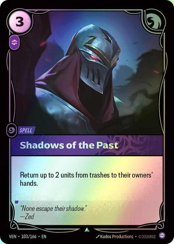 Shadows of the Past (VEN) #103 [EN/F] s/o