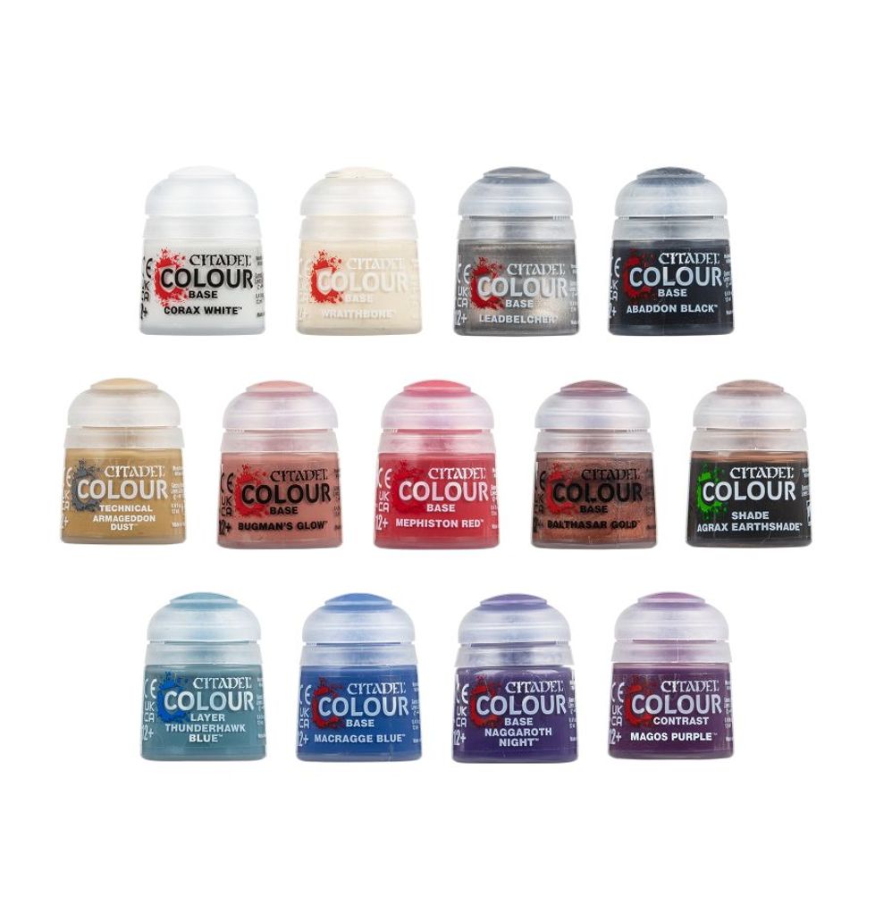 60-12 Warhammer40k Paints + Tools Set