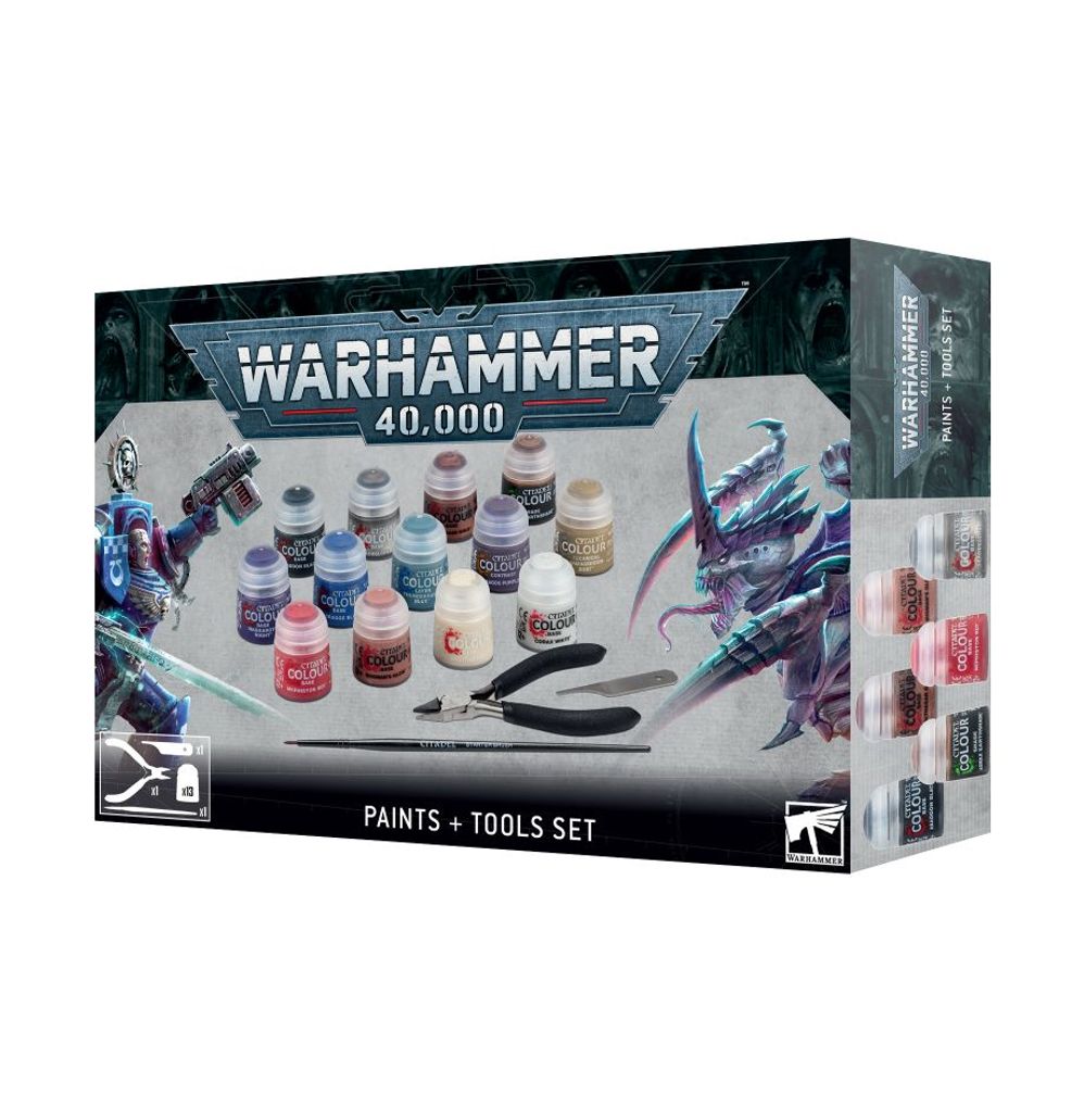 60-12 Warhammer40k Paints + Tools Set