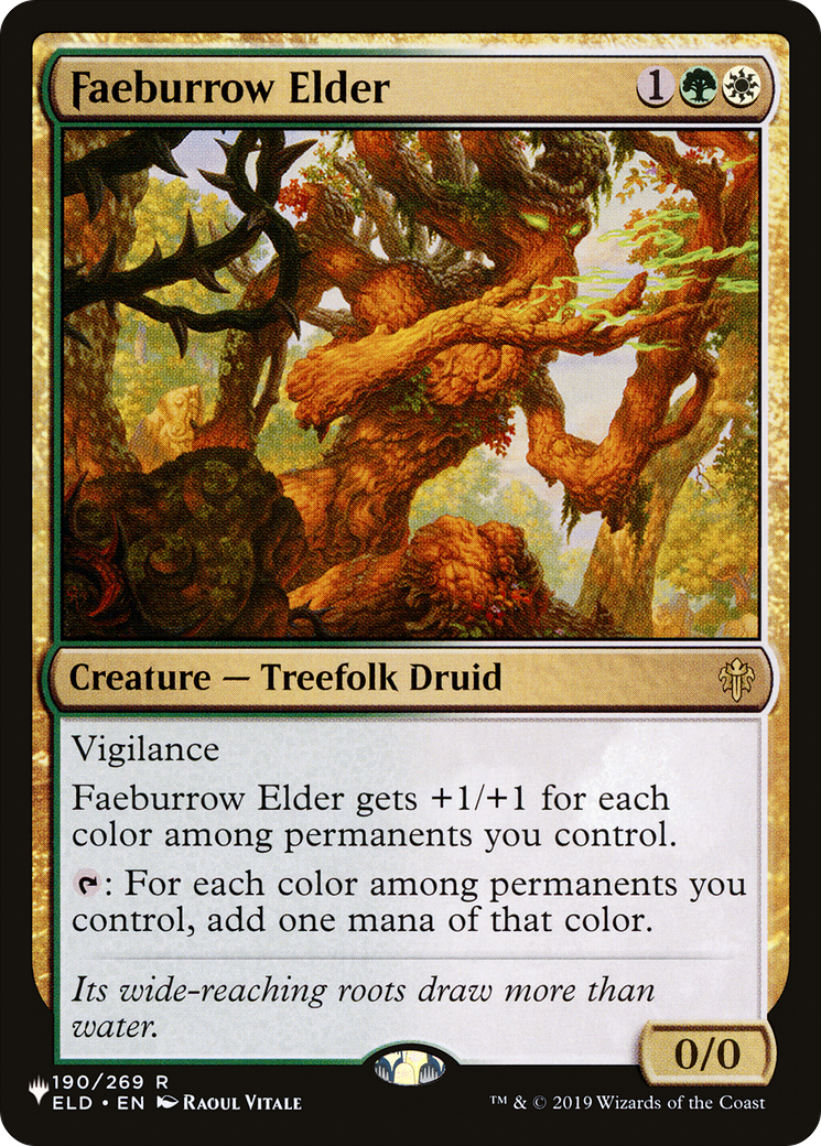 Faeburrow Elder (PLST) #ELD-190 [EN/N] s/o