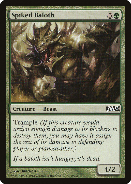 Spiked Baloth (M13) #192 [EN/N]