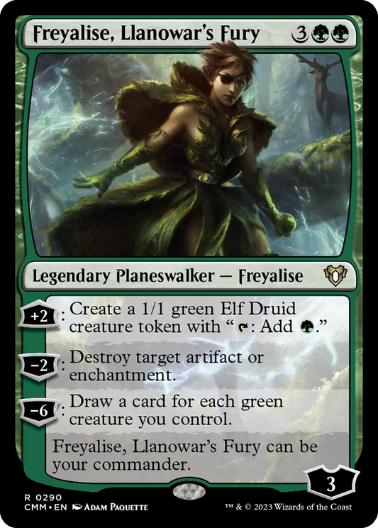 Freyalise, Llanowar's Fury (CMM) #290 [EN/N] s/o