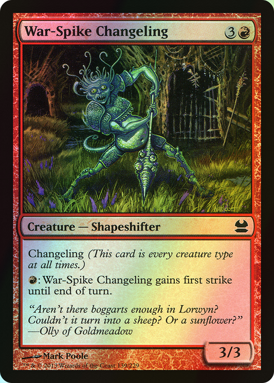 War-Spike Changeling (MMA) #139 [EN/F]