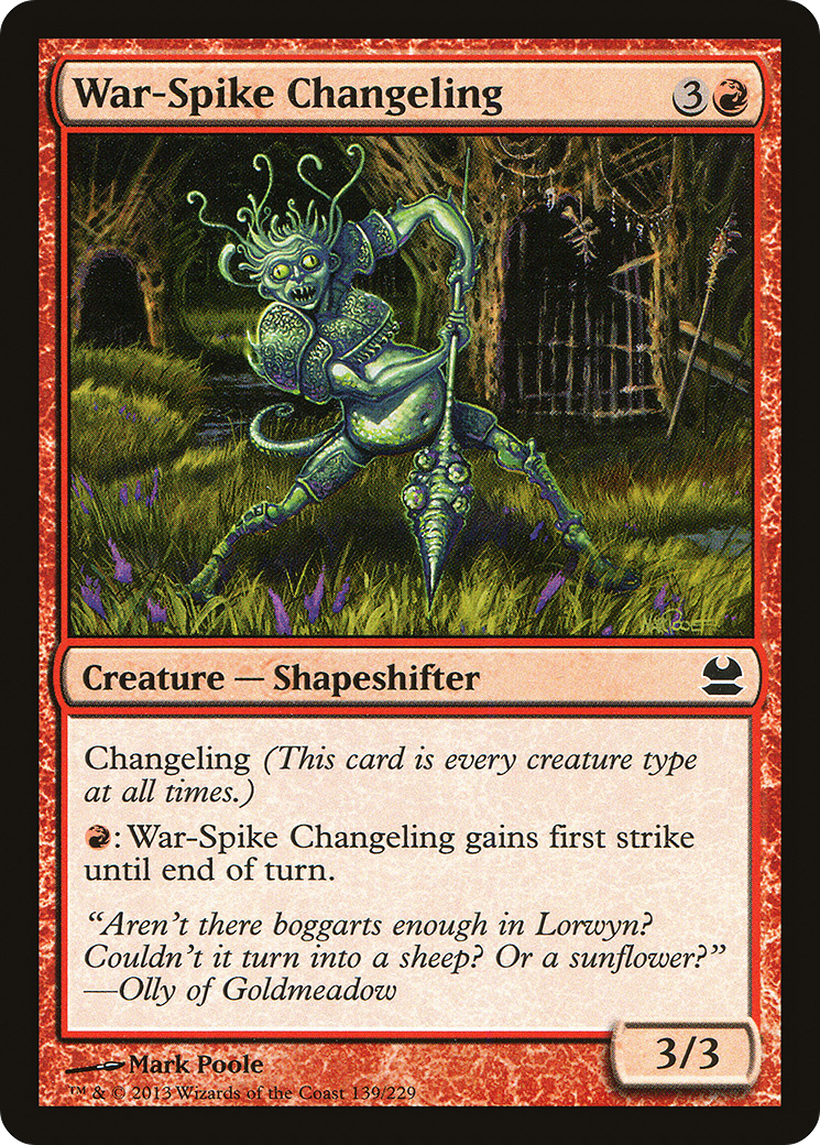 War-Spike Changeling (MMA) #139 [EN/N]