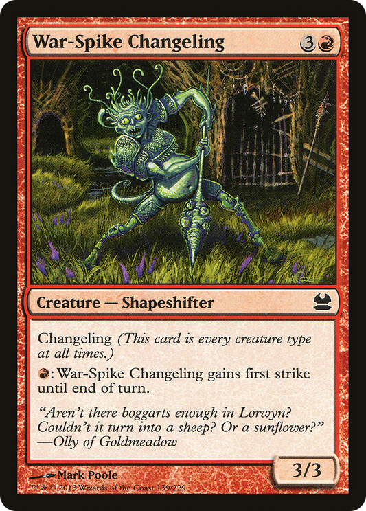 War-Spike Changeling (MMA) #139 [EN/N]