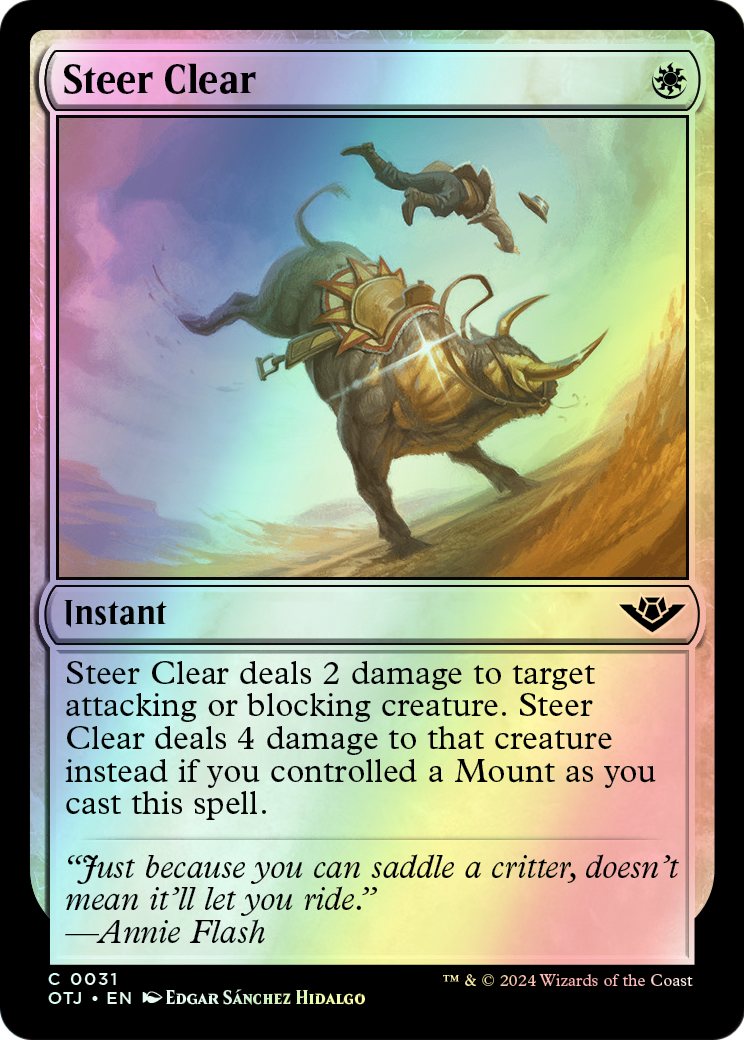 Steer Clear (OTJ) #31 [EN/F]