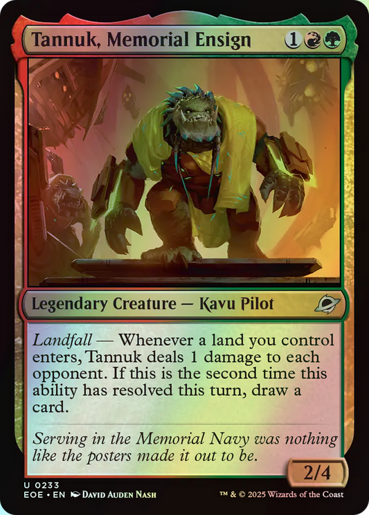Tannuk, Memorial Ensign (EOE) #233 [EN/F] s/o
