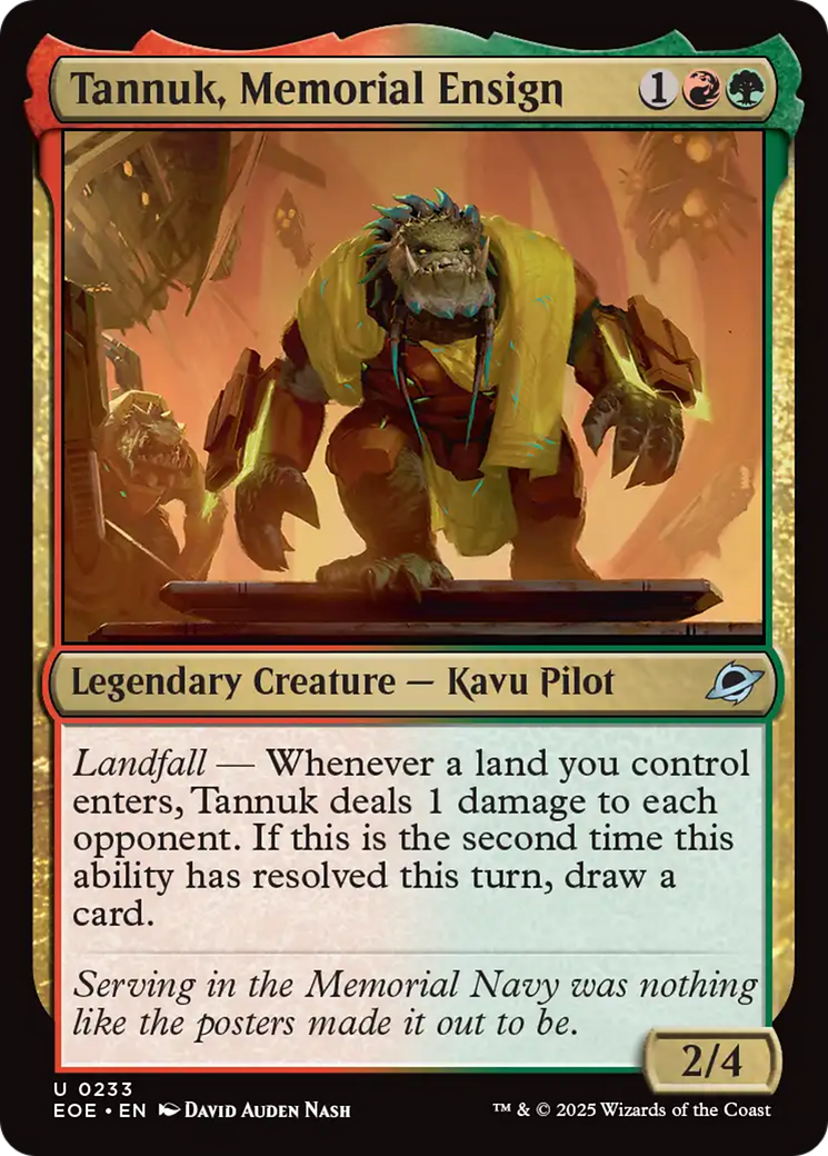 Tannuk, Memorial Ensign (EOE) #233 [EN/N] s/o