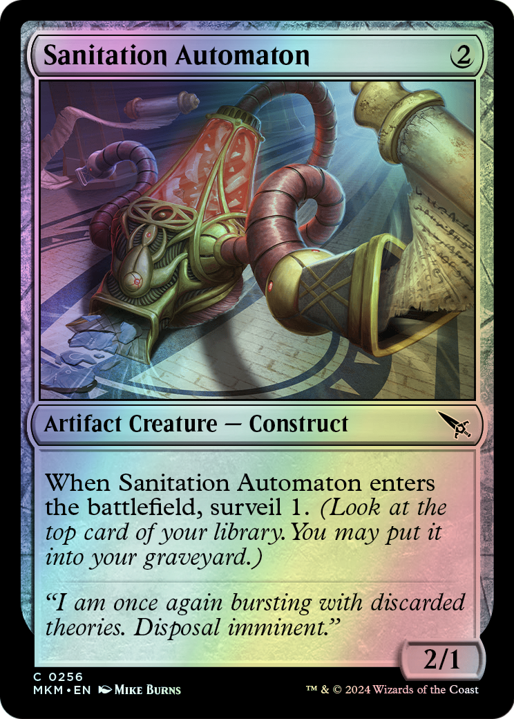 Sanitation Automaton (MKM) #256 [EN/F]
