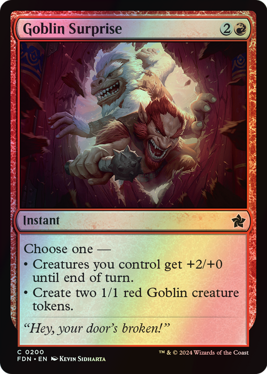 Goblin Surprise (FDN) #200 [EN/F] s/o