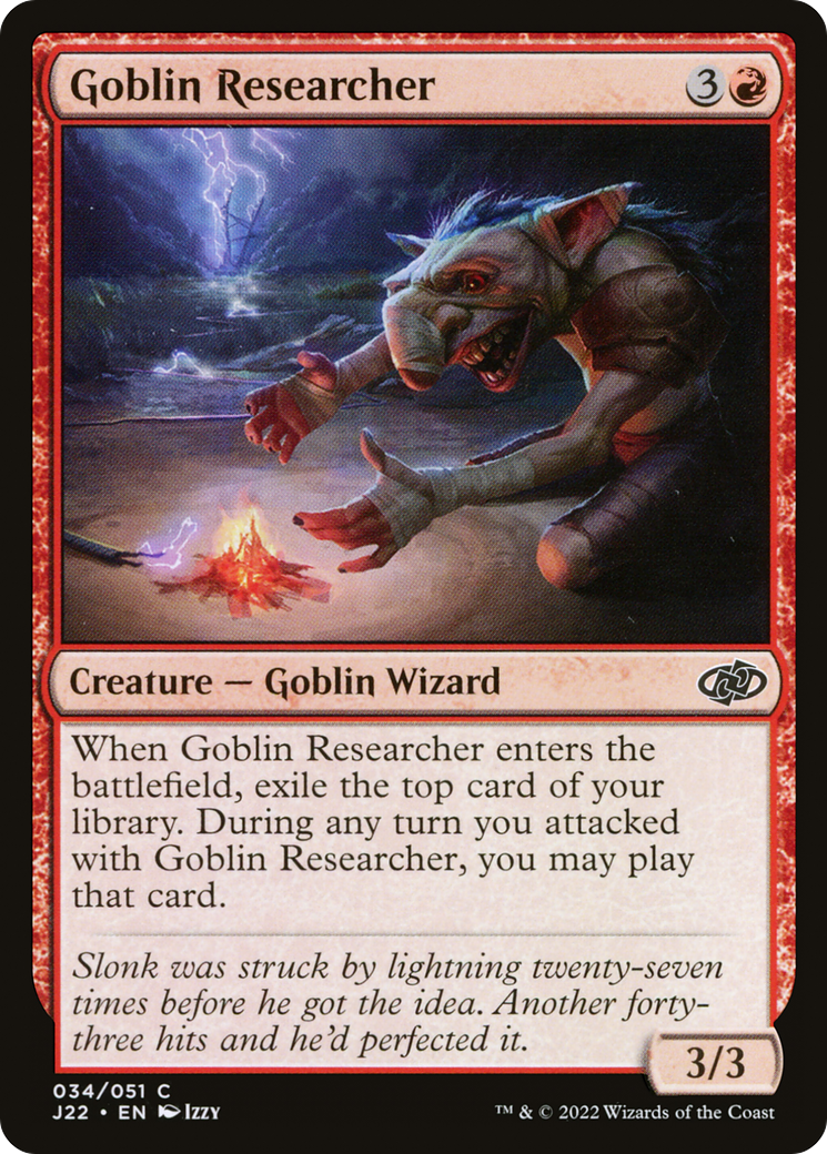 Goblin Researcher (J22) #34 [EN/N]