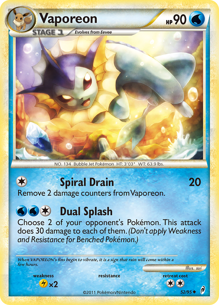 Vaporeon (CL) #52 [EN/N]