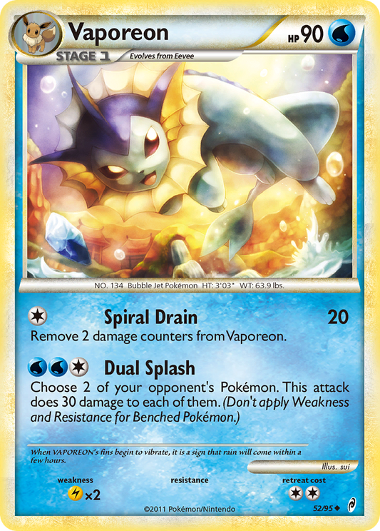 Vaporeon (CL) #52 [EN/N]
