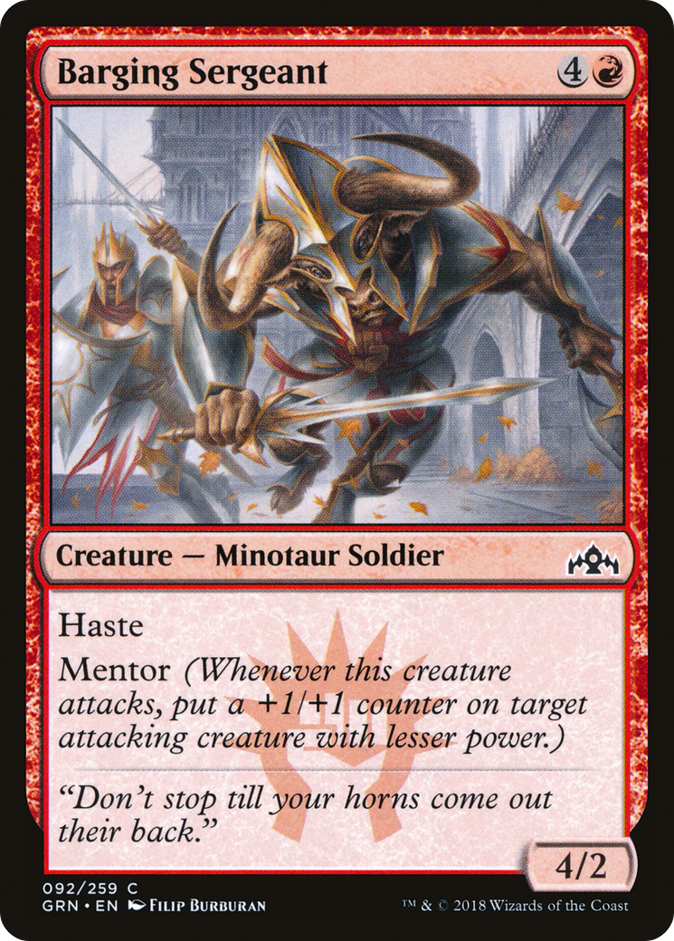 Barging Sergeant (GRN) #92 [EN/N]