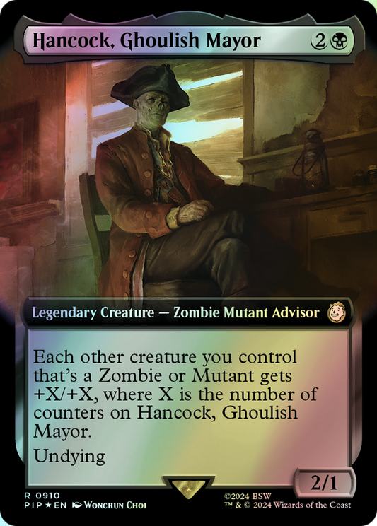Hancock, Ghoulish Mayor - Surge Foil (PIP) #910 [EN/F] s/o