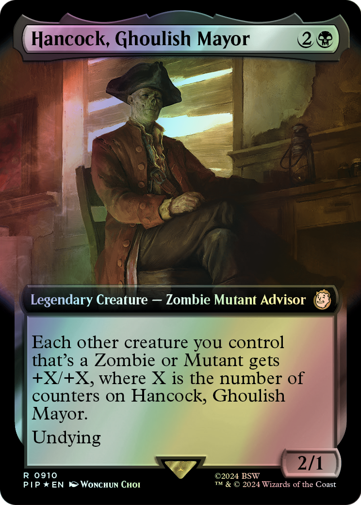 Hancock, Ghoulish Mayor - Surge Foil (PIP) #910 [EN/F] s/o