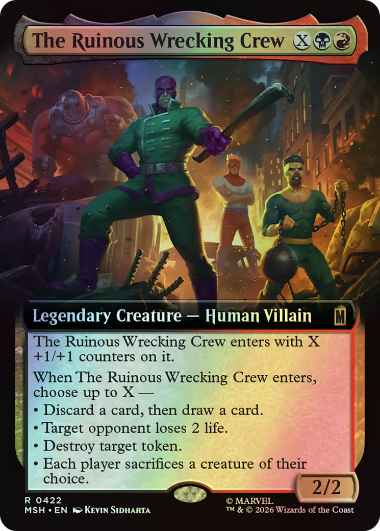 The Ruinous Wrecking Crew (MSH) #422 [EN/F]