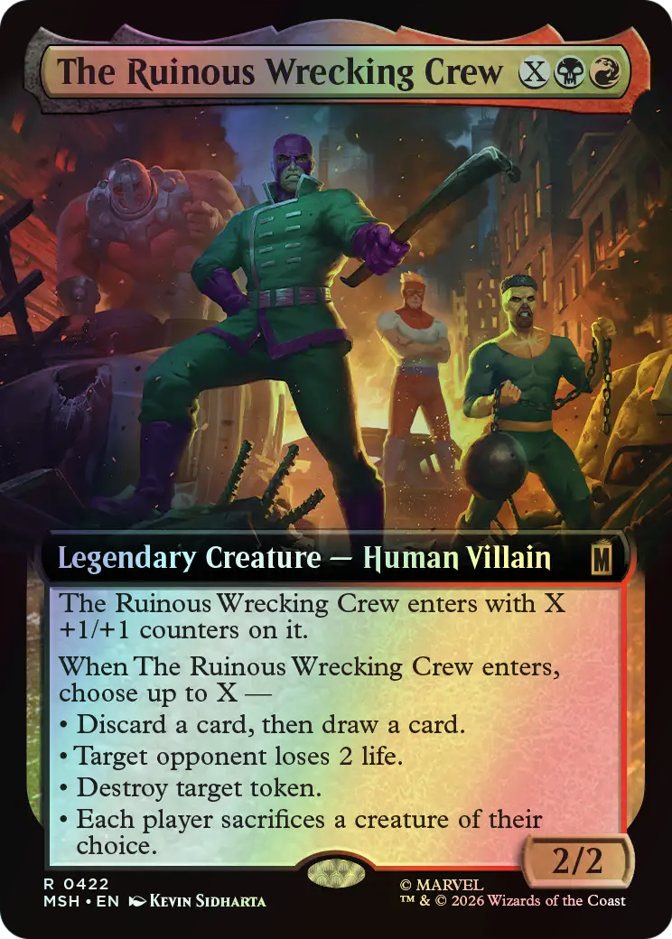 The Ruinous Wrecking Crew (MSH) #422 [EN/F]