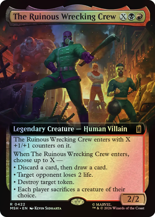 The Ruinous Wrecking Crew (MSH) #422 [EN/F] s/o