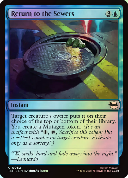 Return to the Sewers (TMT) #52 [EN/F]