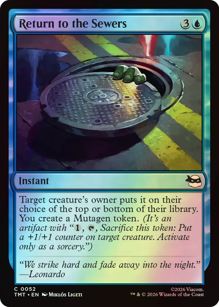 Return to the Sewers (TMT) #52 [EN/F]