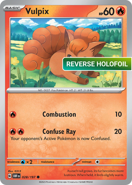 Vulpix (OBF) #028 [EN/R] s/o