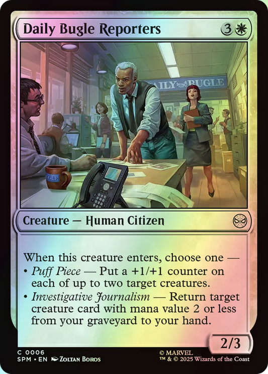 Daily Bugle Reporters (SPM) #6 [EN/F]