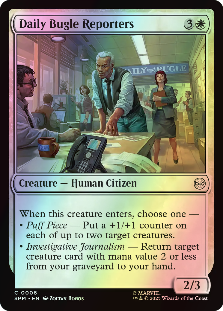 Daily Bugle Reporters (SPM) #6 [EN/F]