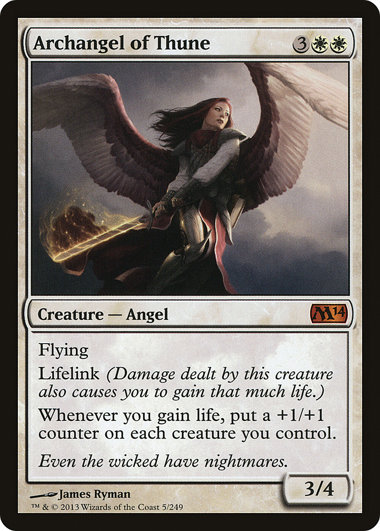 Archangel of Thune (M14) #5 [EN/N] s/o