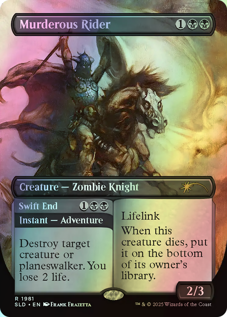 Murderous Rider // Swift End (SLD) #1981 [EN/F]